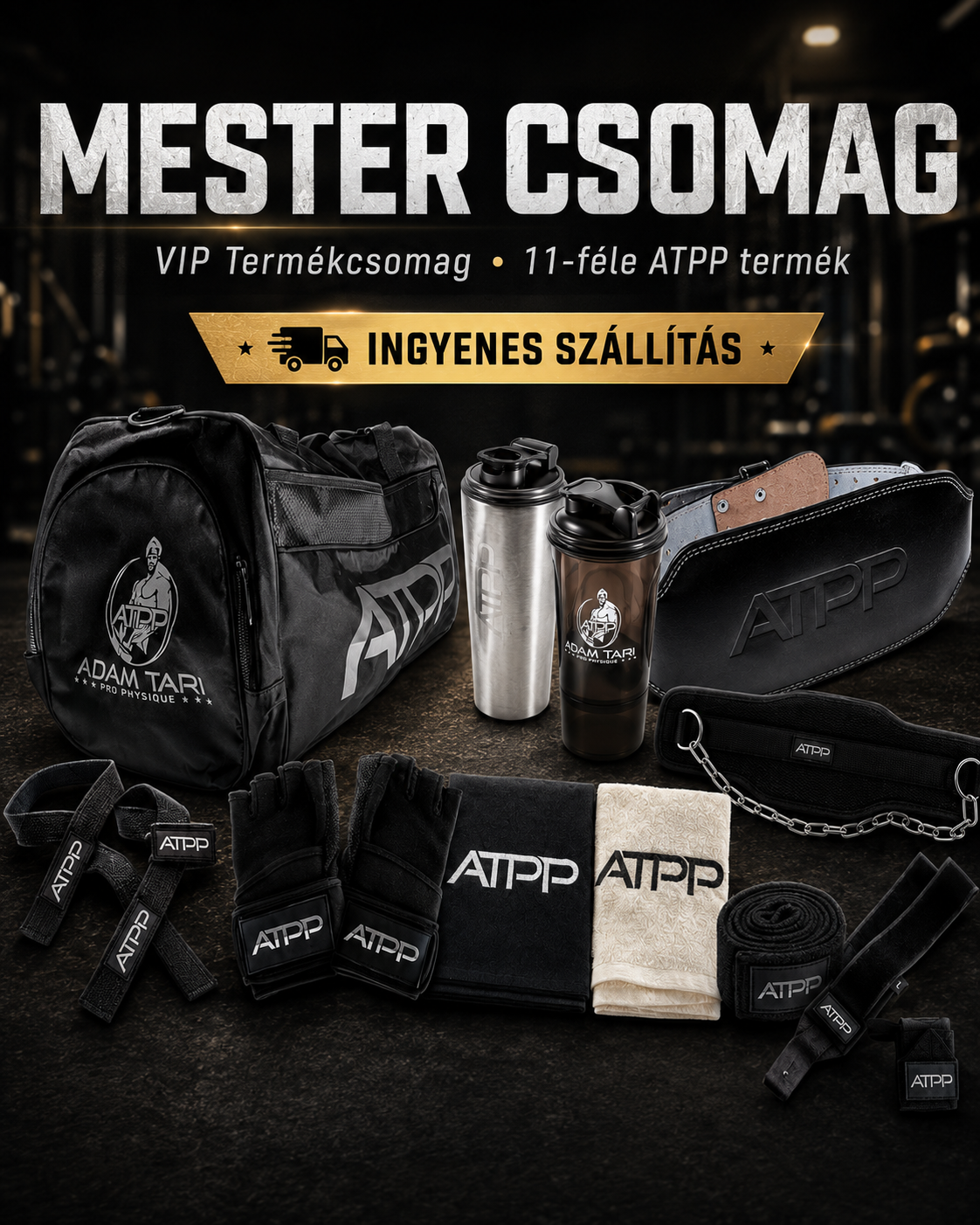 MESTER CSOMAG - 11 Féle edzőfelszerelés